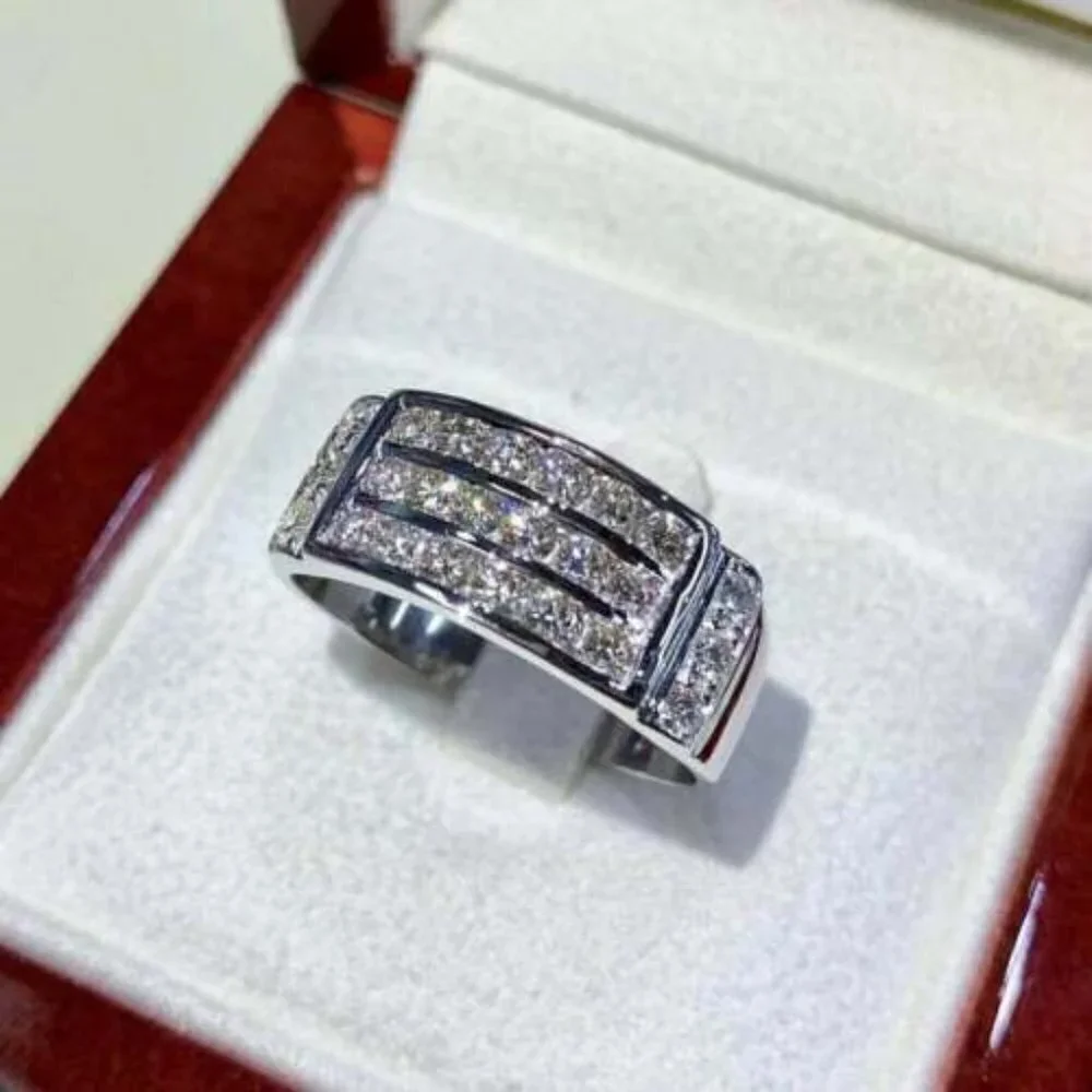 💍925 Silver Plated Party Eternity Band Fashion Ring for Women, UNVN12184 - Picture 3 of 5